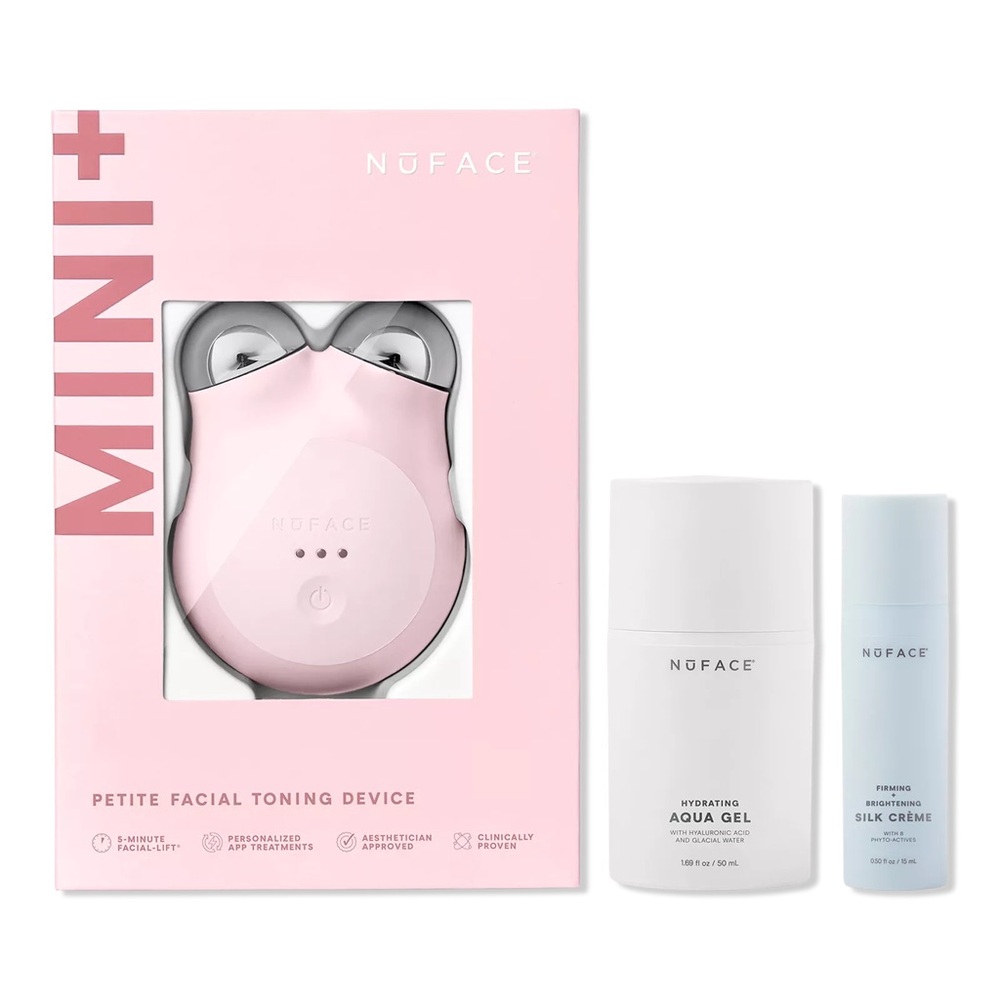 NuFace Anti-Aging Device with Pink and White Design